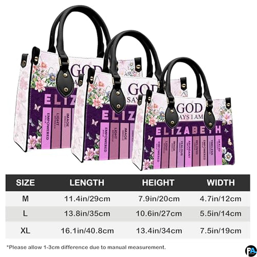 Christian Gifts for Women Faith, Customized Christian Leather Handbag, Jesus Bag, Bible Purse, Inspirational Religious