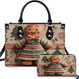 Festive Gingerbread Girl Relief And Holiday Botanical Artwork