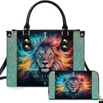 PREAUREUM "{split_values}" Personalized {collection_title} Leather Handbag