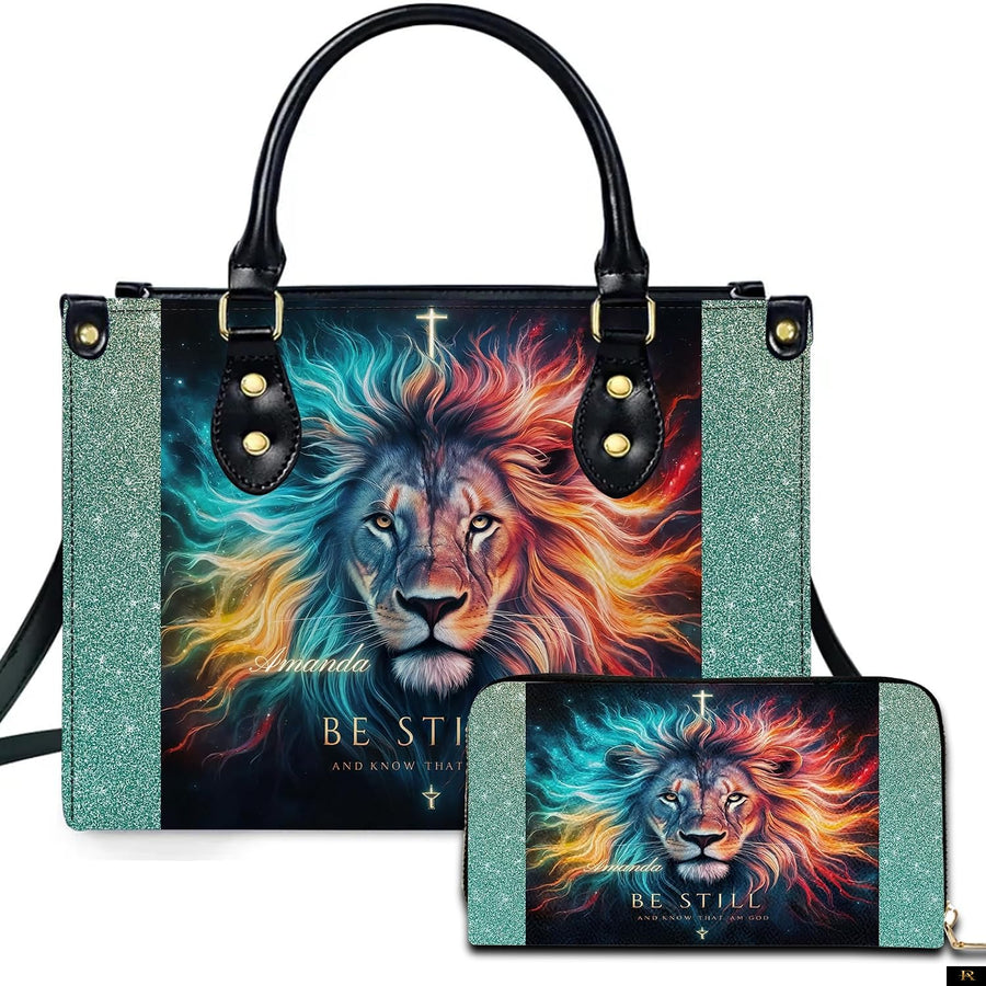 PREAUREUM "{split_values}" Personalized {collection_title} Leather Handbag