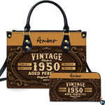Personalized Black Women Leather Bag, Custom Name African Purses and Handbags Gifts for Mom Birthday Christmas Mothers Day