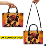 Dual visual presentation showcasing the amber savanna artwork across upright and extended perspectives.
