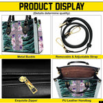 PREAUREUM "{split_values}" Personalized {collection_title} Leather Handbag