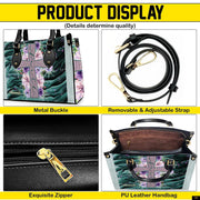 PREAUREUM "{split_values}" Personalized {collection_title} Leather Handbag
