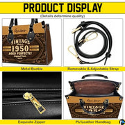 Personalized Black Women Leather Bag, Custom Name African Purses and Handbags Gifts for Mom Birthday Christmas Mothers Day