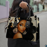 Street lifestyle perspective showcasing the glamorous woman graphic design in outdoor daylight.