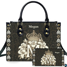 Custom Catholic Virgin Mary Leather Bag, Personalized Name Handbags and Purses for Christian Women Religious Bag Gifts