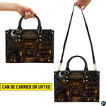 Bookstore Leather Bag, Book Purse for Book Lovers, Shoulder Bag