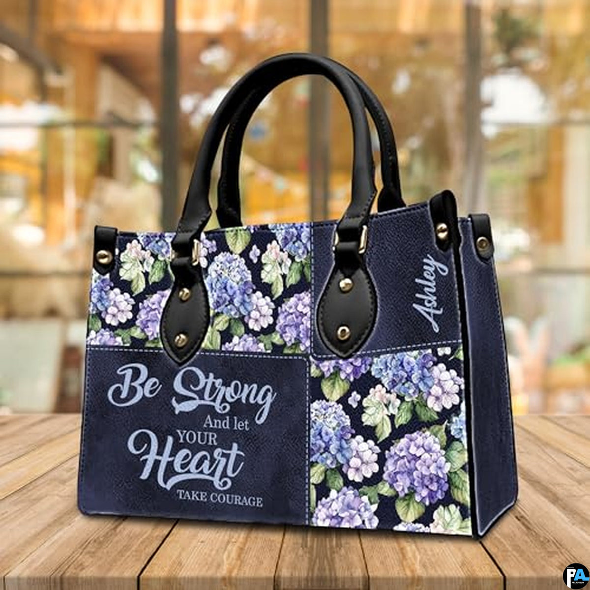 Personalized Christian Leather Handbag, Jesus Christian Tote Bag, Bible Purse, Religious Bags Gift for Mom, Women