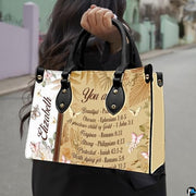 Personalized Christian Leather Handbag For Women, Bible Purse, Religious Bags Christian Gift For Women Her, Jesus Bag