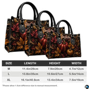 Personalized Halloween Gothic Leather Handbag Custom Raven Black Cat Purse Dark Fantasy Shoulder Bag Gift for Women