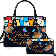 Personalized Christian Leather Handbag, Jesus Christian Tote Bag, Bible Purse, Religious Bags Gift for Mom, Women