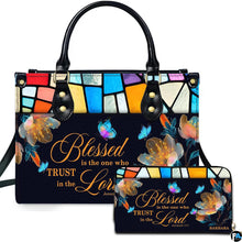 Personalized Christian Leather Handbag, Jesus Christian Tote Bag, Bible Purse, Religious Bags Gift for Mom, Women