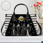 Personalized Witch Leather Bags, Halloween Purses For Women, Witch Art Bag, Spooky Halloween Purses, Holiday Gifts