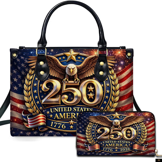 PREAUREUM "{split_values}" Personalized {collection_title} Leather Handbag