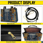 Detailed four-panel overview showing close-up aesthetic accents of Christian cross butterfly handbag