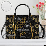 PREAUREUM "{split_values}" Personalized {collection_title} Leather Handbag