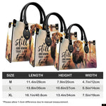 PREAUREUM "{split_values}" Personalized {collection_title} Leather Handbag