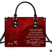 Personalized Christian Leather Handbag – Custom Purse Faith Gift for Mom, Grandma, Women Birthday or Christmas