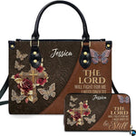 Personalized Christian Leather Handbag – Custom Purse Faith Gift for Mom, Grandma, Women Birthday or Christmas