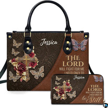 Personalized Christian Leather Handbag – Custom Purse Faith Gift for Mom, Grandma, Women Birthday or Christmas
