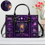 PREAUREUM "{split_values}" Personalized {collection_title} Leather Handbag