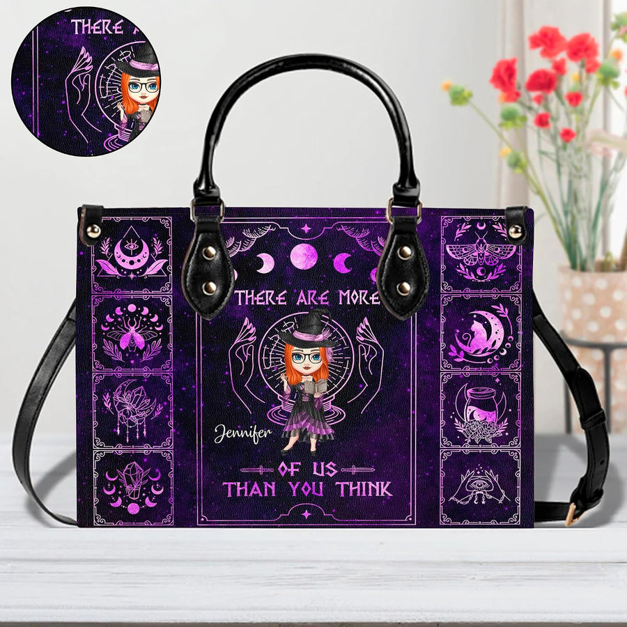 PREAUREUM "{split_values}" Personalized {collection_title} Leather Handbag