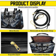 Spacious interior view of tote handbag showing lining and inner compartments