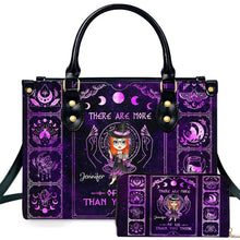 PREAUREUM "{split_values}" Personalized {collection_title} Leather Handbag