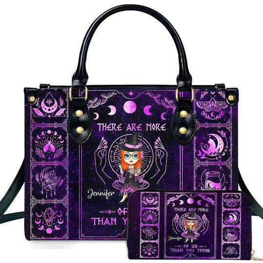 PREAUREUM "{split_values}" Personalized {collection_title} Leather Handbag