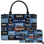 Personalized Christian Leather Handbag For Women, Bible Purse, Religious Bags Christian Gift For Women Her, Jesus Bag