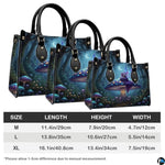 Personalized Dragon Leather Handbag, Fantasy Gothic Purse for Women, Mythical Shoulder Bag Gift for Dragon Lovers