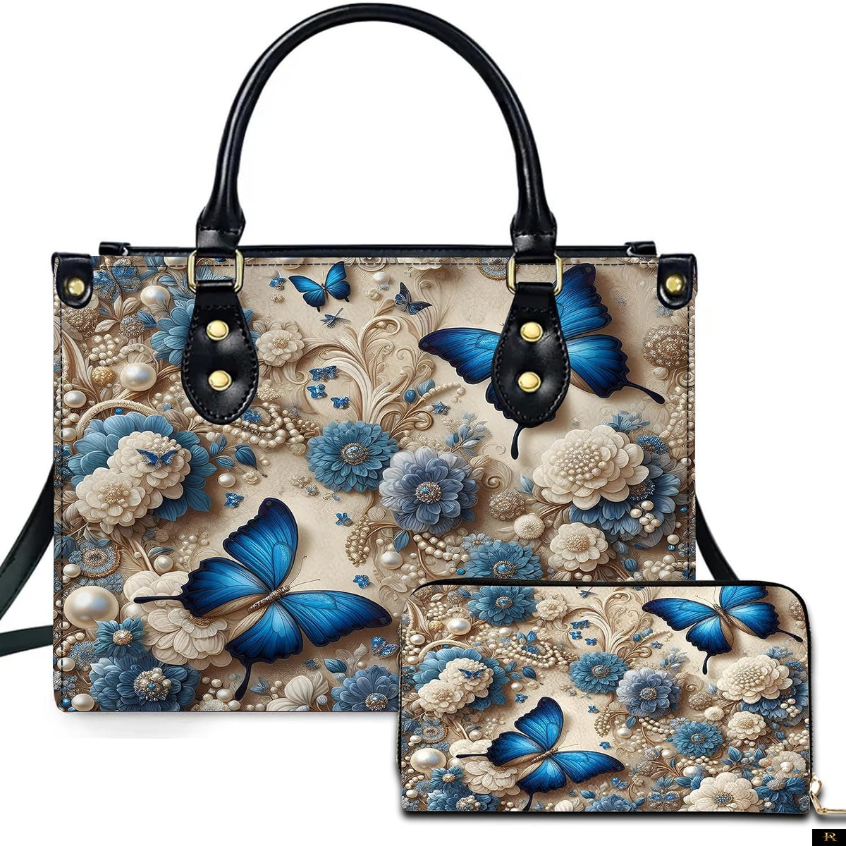 PREAUREUM "{split_values}" Personalized {collection_title} Leather Handbag