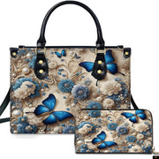 PREAUREUM "{split_values}" Personalized {collection_title} Leather Handbag