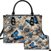 PREAUREUM "{split_values}" Personalized {collection_title} Leather Handbag