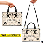 Personalized Board Black Cream Top-Handle Bag for Halloween Accessory