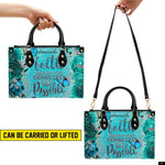 PREAUREUM "{split_values}" Personalized {collection_title} Leather Handbag