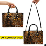 Personalized Witch Handbag with Purse, Custom Name Gothic Leather Bag Set for Women, Halloween Shoulder Bag, Witch Gift