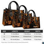 Personalized Witch Handbag with Purse, Custom Name Gothic Leather Bag Set for Women, Halloween Shoulder Bag, Witch Gift