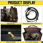 Feature overview highlighting structural components, golden accents, and detailed graveyard illustration motifs.
