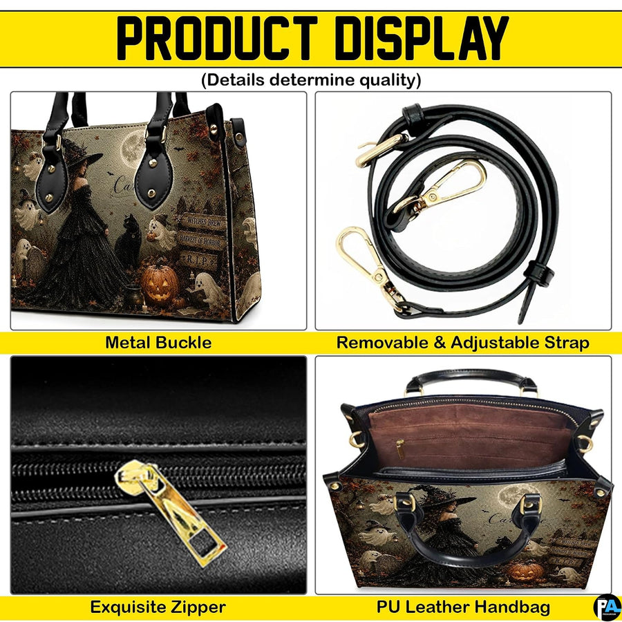 Feature overview highlighting structural components, golden accents, and detailed graveyard illustration motifs.