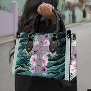 PREAUREUM "{split_values}" Personalized {collection_title} Leather Handbag