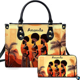 African Women Silhouette Art African Landscape Art Prints
