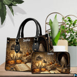 Frontal presentation highlighting the witch room art design on the primary accessory silhouette.