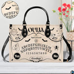 Personalized Board Black Cream Top-Handle Bag for Halloween Accessory