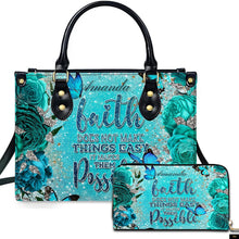 PREAUREUM "{split_values}" Personalized {collection_title} Leather Handbag