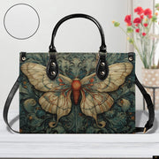 PREAUREUM "{split_values}" Personalized {collection_title} Leather Handbag