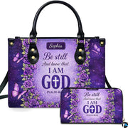 Personalized Christian Leather Handbag – Custom Purse Faith Gift for Mom, Grandma, Women Birthday or Christmas