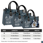 Coordinating devotional wallet featuring matching scripture passage and sculpted floral relief.
