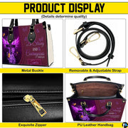 Detailed view presenting golden metallic clasps, secure attachments, and sliding fasteners.